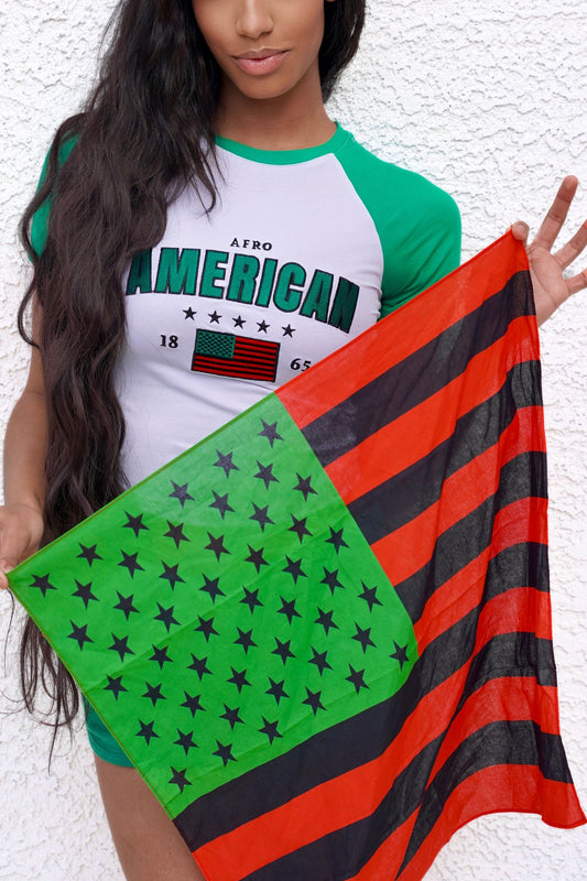 Afro-American National bandanna flag
