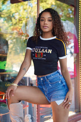 Black Heritage Soulaan baby tee (White & Black)